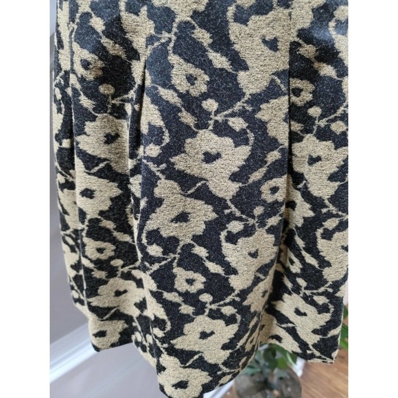 Loft Women's Multicolor Polyester/Rayon Elastic Waist Knee Length Flare Skirt 04 - Picture 3 of 7